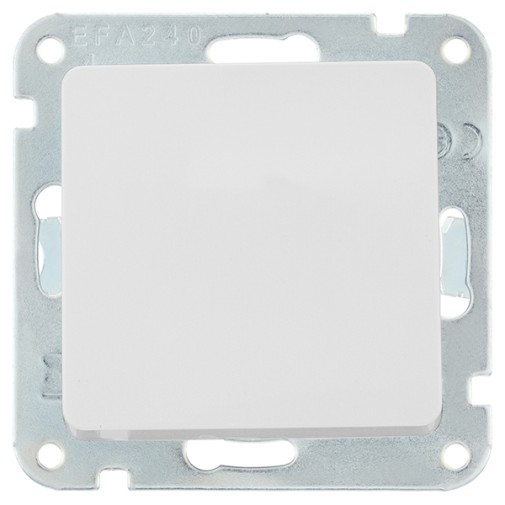 Conmutador Empotrar Cruce Blanco -