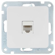 Toma Rj45 Cat 6 Blanco -