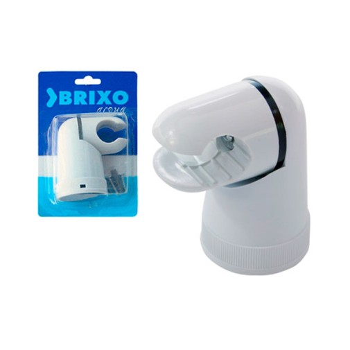 Soporte ducha conico blanco