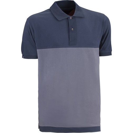 Polo Algodon / Elastano Fenix Gris / Marino Talla S Juba