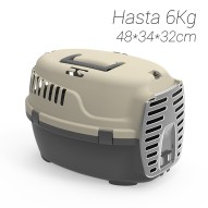 Transportin mascotas beige