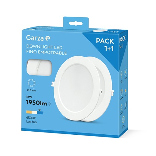 Downlight LED pc redondo blanco luz fria