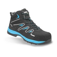 Bota piel sp puntera+plant azul