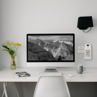 Mini calefactor s/cable blanco