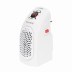 Mini calefactor s/cable blanco