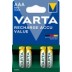 Pila recargable aaa bl 4 uds