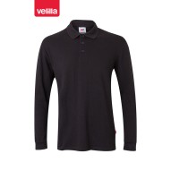 Polo M/larga Negro L