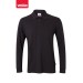 Polo M/larga Negro Xl