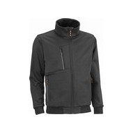 Sudadera Cremallera Negro Active M