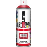 Pintura Spray Acrilica Evolution Brillo 520 Cc Ral 3000 Rojo
