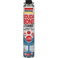 Espuma adhesiva montaje soudabond turbo pistola 750 ml soudal