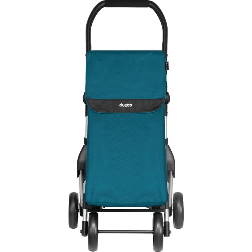 Carro compra 4 ruedas muuvi plegable aqua-aluminio duett