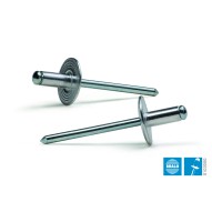 Remache Aluminio/acero Cabeza Ancha C.11 Ø5,0x08mm 250 Un Br