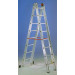 Svelt - Escalera Mixta Aluminio 2X8 Peldaños Hasta 4,06 Mt E28