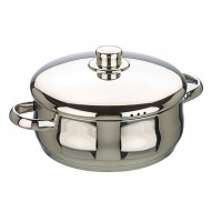 Cacerola 24cm C/tapa Inox Oslo Ibili