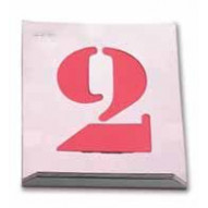 Numeracion Pint 100 Mm Chapa Aluminio Nusac