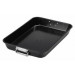 ZENKER Rustidera Para Horno Antiadherente con Asas, Acero Inoxidable, uso idóneo para Asados, Negro y Gris, 40x28x8 cm, 1 ud