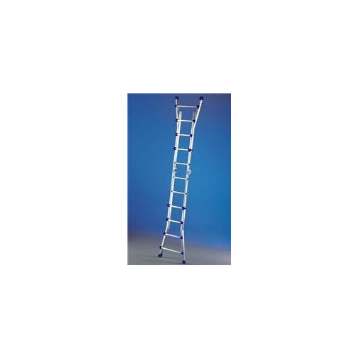Escalera Ind.mult Tijera 5,15mt 10+10 Telesc Alu Eplus Svelt