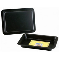 Rustidera Horno 33x23x5cm Antiadh Chapa Moka Ibili