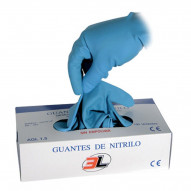 Guante Nitrilo Desechable S/empolvar  100 Unid Tm Unitril Lp