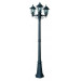 Farola Negra 2,17 M 3 Cabezas Ip44 E27 60w Luxform