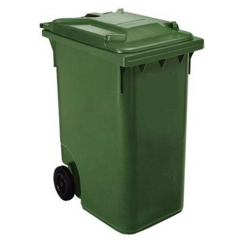 Contenedor Plastico Con Ruedas 360 Litros Verde 04011