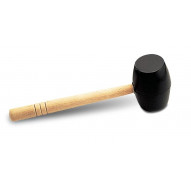 Maza Alb. 500gr Goma M/mad Caras Planas Ne Rubi