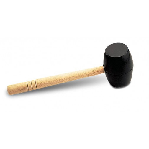 Maza Alb. 500gr Goma M/mad Caras Planas Ne Rubi