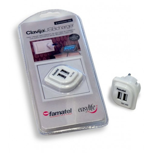 Cargador Usb Doble