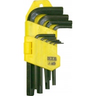Llave Allen Hexag. 1,5-10mm Corta Ne Nivel 9 Pz