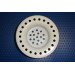 S&M Rejilla para desagüe de fregadero de cocina y/o baño acabado en blanco Ø65 x 40 mm