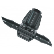 Conector Micro Riego Negro Gotero Natuur Ne Nt104462 10 Pz