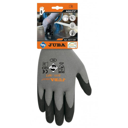 Guante Mecanico S07 P/nit Juba Nyl Ne Agility Fc Nft H5111 F