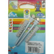 Tornillo Baño Sujecion Bidet Inodoro S&m Inox 320286 2 Pz