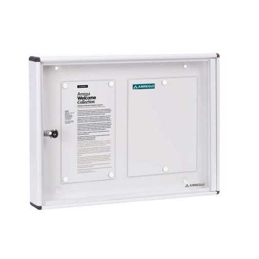 Tablon Anuncios 48x35x5cm 2 Din-a4 Arregui Alu Bl Pan41 Pan4