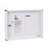 Tablon Anuncios 48x35x5cm 2 Din-a4 Arregui Alu Bl Pan41 Pan4