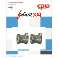 Soporte Barra Cort 19mm Lateral Met Niq Mo Epid 2 Pz
