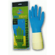 Guante Quimico L09 Indust Neopreno Am/az Luna