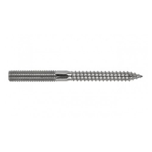 Esparrago Doble Rosca 08x120mm Cinc Esdr Index 100 Pz