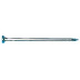 FER 52143 Caja Profesional Cartón Punta de Acero Cabeza Plana Zincado, 2.50 x 30 mm
