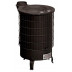 WOLFPACK LINEA PROFESIONAL 22021238 Estufa Chapa Mixta Nº2 Con Salida Vertical, Negro
