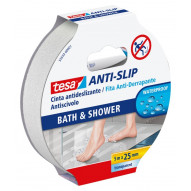 Cinta Antidesl. 25mmx05mt Baño Adh Tra Tesatape