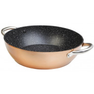 Cazuela Baja 28cm Ind Alum.forj/tef/pied Cobre Profesional W