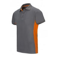 Polo Trabajo M 100%alg M/corta Gr/nar Ferrcash Velilla