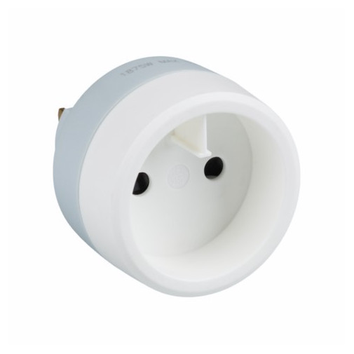 Adaptador Elec Eur-univ. Abs Bl Legrand