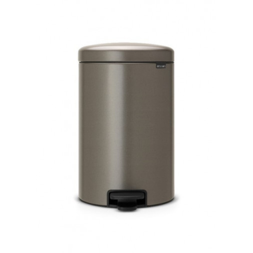 Cubo Bas. C/pedal 20l Cub.extr. Inox Platinum Newicon Braban
