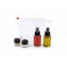 IRIS BARCELONA - Set de Aliño Ensalada, 2 Mini Botellas de Cristal con Difusor 50 ml y 2 Botes de Cristal con Tapa 10ml