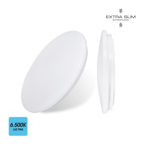 Plafon Circ 12w 840lm 6500k 26,5x5,7cm Pl Bl Sup. Led Extrap