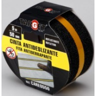 Cinta Antidesl. 50mmx  5mt Banda Reflectante Adh. Neg Target