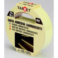 Cinta Adh 25mmx 10mt Señalizacion Luminiscente Pet Target